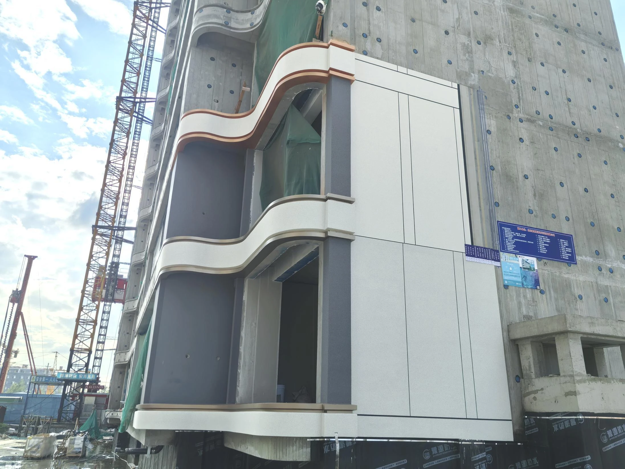 差异化样板建筑立面实景